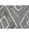 Berlin Tania Dark Gray Hand-Hooked Wool Area Rug
