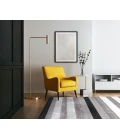 Amer Blend Whitby Charcoal Hand-Woven Wool Blend Area Rug 5'x8'