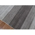 Amer Blend Verwood Light Gray Hand-Woven Wool Blend Area Rug 4'x6'