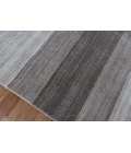 Amer Blend Verwood Light Gray Hand-Woven Wool Blend Area Rug 4'x6'