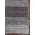 Amer Blend Verwood Light Gray Hand-Woven Wool Blend Area Rug 4'x6'
