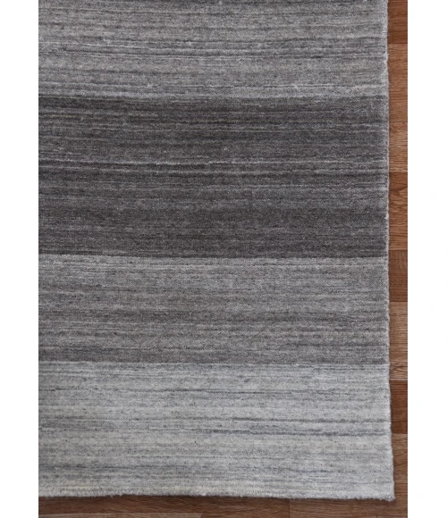 Amer Blend Verwood Light Gray Hand-Woven Wool Blend Area Rug 4'x6'