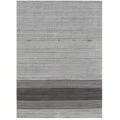Amer Blend Verwood Light Gray Hand-Woven Wool Blend Area Rug 4'x6'