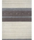 Amer Blend Kently Ivory/Gray Hand-Woven Wool Blend Area Rug 5'x8'