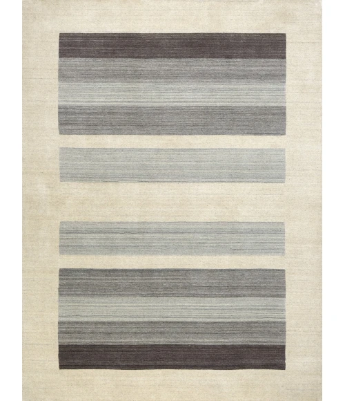 Amer Blend Rutland Cream Hand-Woven Wool Blend Area Rug 4'x6'