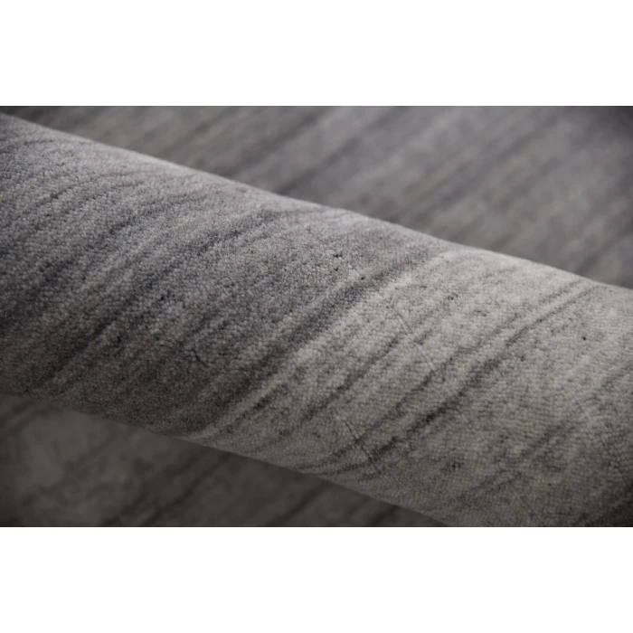 Amer Blend Yorkshire Charcoal Hand-Woven Wool Blend Area Rug 2'x3'