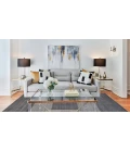 Amer Blend Yorkshire Charcoal Hand-Woven Wool Blend Area Rug 2'x3'