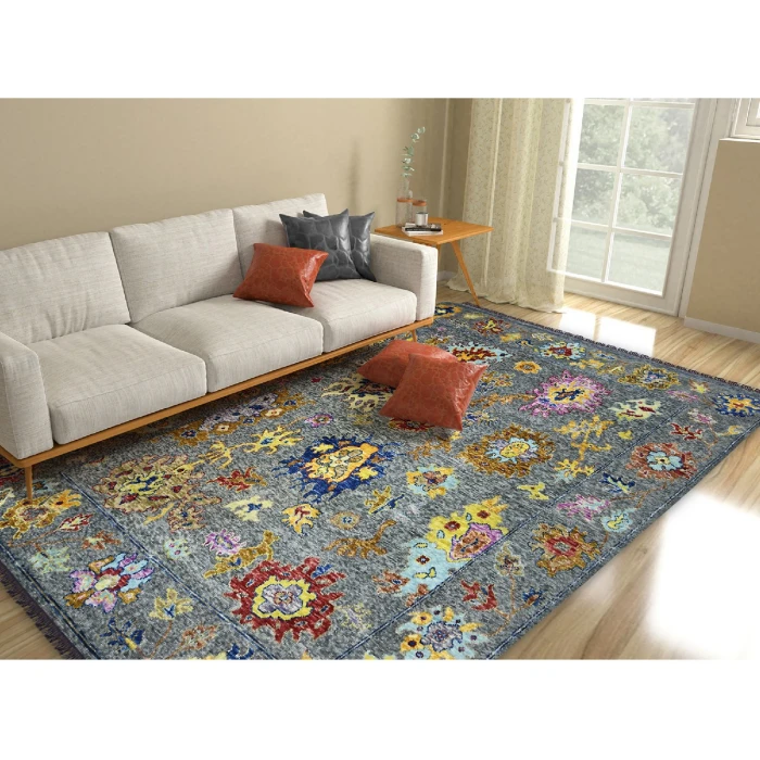 Amer Blu Gray BLU-51 8ft. x 10ft. Rect. Rug