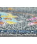 Amer Blu Gray BLU-51 8ft. x 10ft. Rect. Rug