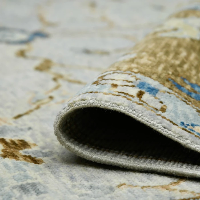 Amer Blu Ivory/Light Brown BLU-52 10ft. x 14ft. Rect. Rug