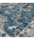Amer Blu Peacock/Light Gray BLU-53 9ft. x 12ft. Rect. Rug