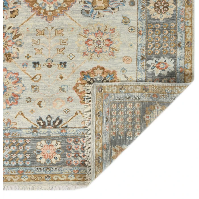 Amer Blu Ivory/Gray BLU-57 9ft. x 12ft. Rect. Rug