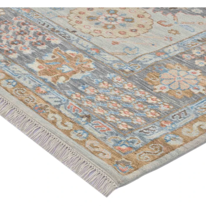 Amer Blu Ivory/Gray BLU-57 9ft. x 12ft. Rect. Rug