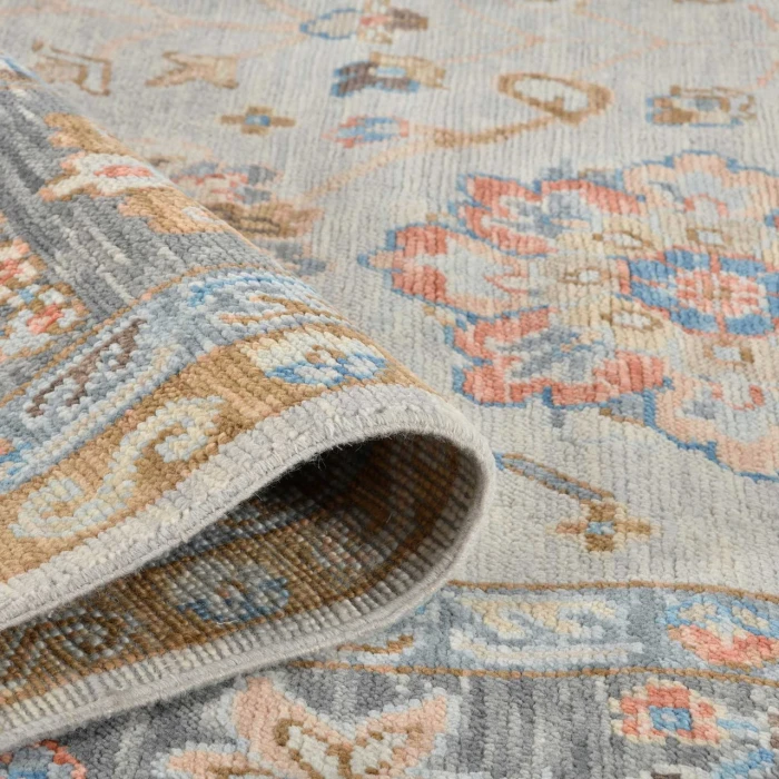 Amer Blu Ivory/Gray BLU-57 9ft. x 12ft. Rect. Rug