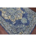 Amer Boho Roanne Blue Hand-Tufted Wool Area Rug 8'x11'