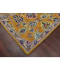 Amer Boho Yveline Orange Hand-Tufted Wool Area Rug 2'x3'