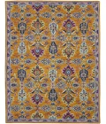 Amer Boho Yveline Orange Hand-Tufted Wool Area Rug 2'x3'