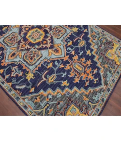 Amer Boho BOH-5 Evreux Blue/Orange Rug 8 ft. X 11 ft. Rectangle