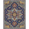 Amer Boho BOH-5 Evreux Blue/Orange Rug 2 ft. X 3 ft. Rectangle