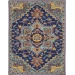 Amer Boho BOH-5 Evreux Blue/Orange Rug 8 ft. X 11 ft. Rectangle
