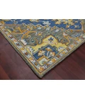 Amer Boho Evreux Blue/Yellow Hand-Tufted Wool Area Rug 8'x11'