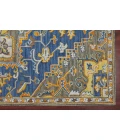 Amer Boho Evreux Blue/Yellow Hand-Tufted Wool Area Rug 8'x11'