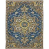 Amer Boho BOH-6 Evreux Blue/Yellow Rug 2 ft. X 3 ft. Rectangle