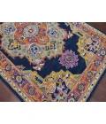Amer Boho Roanne Navy/Pink Hand-Tufted Wool Area Rug 8'x11'