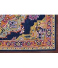 Amer Boho Roanne Navy/Pink Hand-Tufted Wool Area Rug 8'x11'