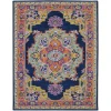 Amer Boho BOH-8 Roanne Navy/Pink Rug 2 ft. X 3 ft. Rectangle