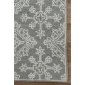 Amer Boston Penswick Light Gray Hand-Tufted Wool Area Rug 7'6"x9'6"