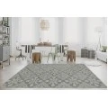 Amer Boston Penswick Light Gray Hand-Tufted Wool Area Rug 7'6"x9'6"