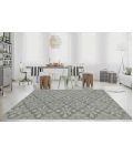 Amer Boston Penswick Light Gray Hand-Tufted Wool Area Rug 2'x3'