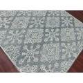 Amer Boston Penswick Dark Gray Hand-Tufted Wool Area Rug 8'x11'