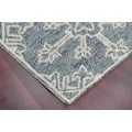 Amer Boston Penswick Dark Gray Hand-Tufted Wool Area Rug 8'x11'