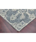 Amer Boston Penswick Dark Gray Hand-Tufted Wool Area Rug 7'6"x9'6"