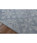Amer Boston Penswick Blue Hand-Tufted Wool Area Rug 2'x3'