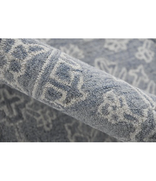 Amer Boston Penswick Blue Hand-Tufted Wool Area Rug 2'x3'