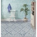 Amer Boston Penswick Blue Hand-Tufted Wool Area Rug 8'x11'