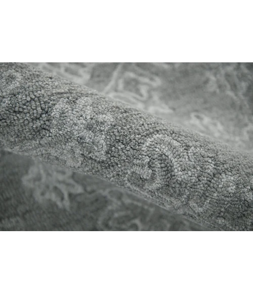 Amer Boston Penswick Graphite Hand-Tufted Wool Area Rug 5'x7'6"