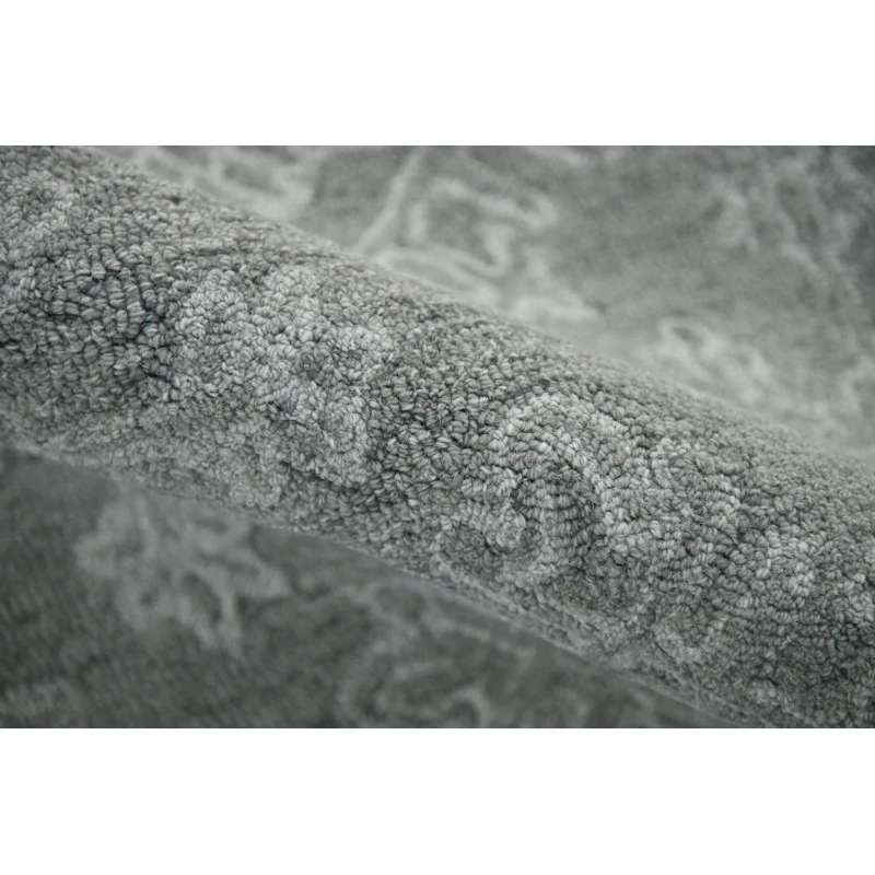 Amer Boston Penswick Graphite Hand-Tufted Wool Area Rug 5'x7'6"