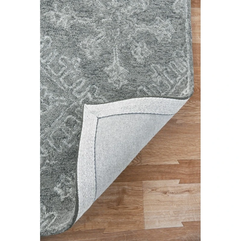 Amer Boston Penswick Graphite Hand-Tufted Wool Area Rug 5'x7'6"