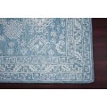 Amer Boston Ilford Blue Hand-Tufted Wool Area Rug 7'6"x9'6"