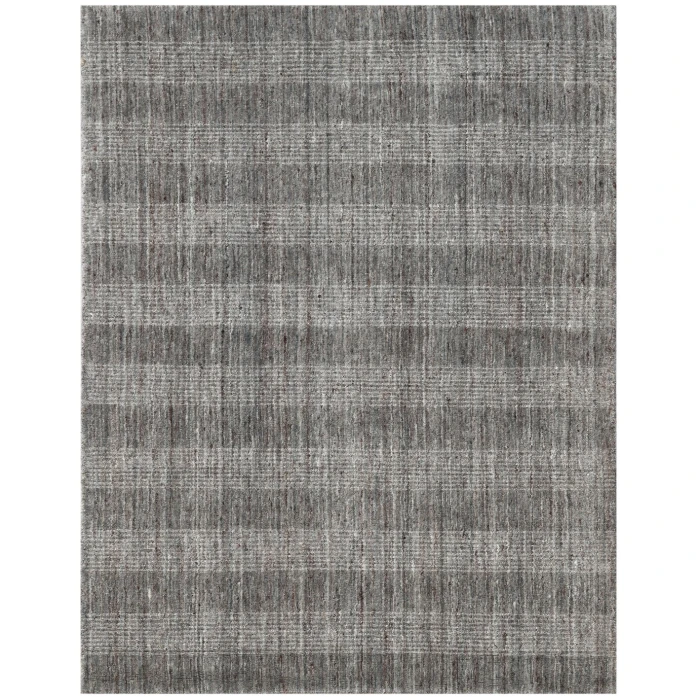 Amer Brooklyn Bays Gray Hand-Woven Wool Blend Area Rug 10'x14'