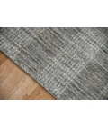 Amer Brooklyn Bays Gray Hand-Woven Wool Blend Area Rug 9'x12'