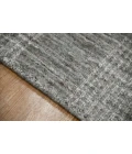 Amer Brooklyn Bays Gray Hand-Woven Wool Blend Area Rug 9'x12'