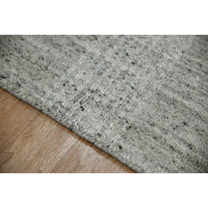 Amer Brooklyn Bays Beige Hand-Woven Wool Blend Area Rug 2'x3'