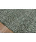 Amer Brooklyn Bays Green Hand-Woven Wool Blend Area Rug 5'x8'