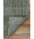 Amer Brooklyn Bays Green Hand-Woven Wool Blend Area Rug 5'x8'