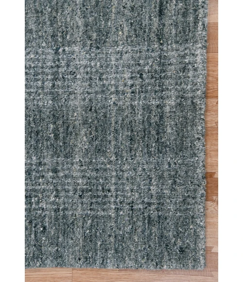 Amer Brooklyn Bays Blue Hand-Woven Wool Blend Area Rug 9'x12'